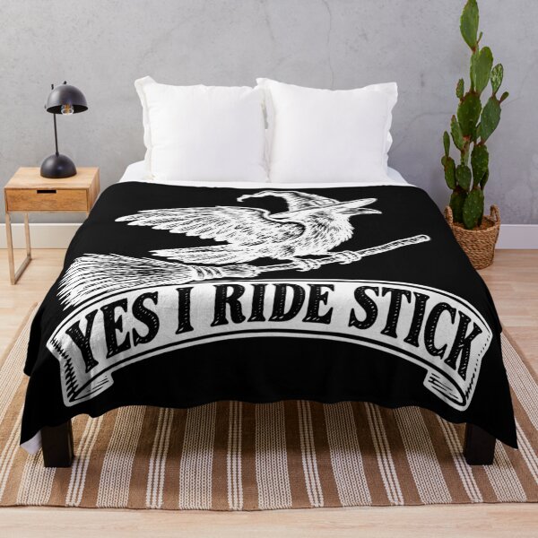 Item preview, Yes I Ride Stick (with White Lettering) designed and sold by VelvetRoom.