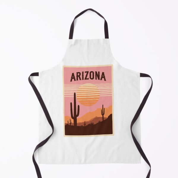 Item preview, Arizona Desert Saguaro Cactus Retro Sunset Poster designed and sold by Stupid Shirts.