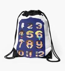 The Number Who Drawstring Bag