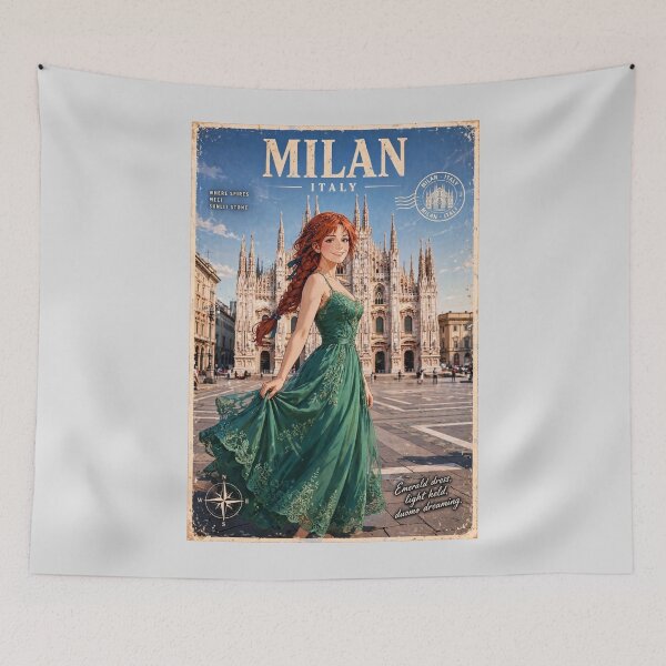 Item preview, Italy — Milan — Modern Elegance designed and sold by DibujandoPorfa.