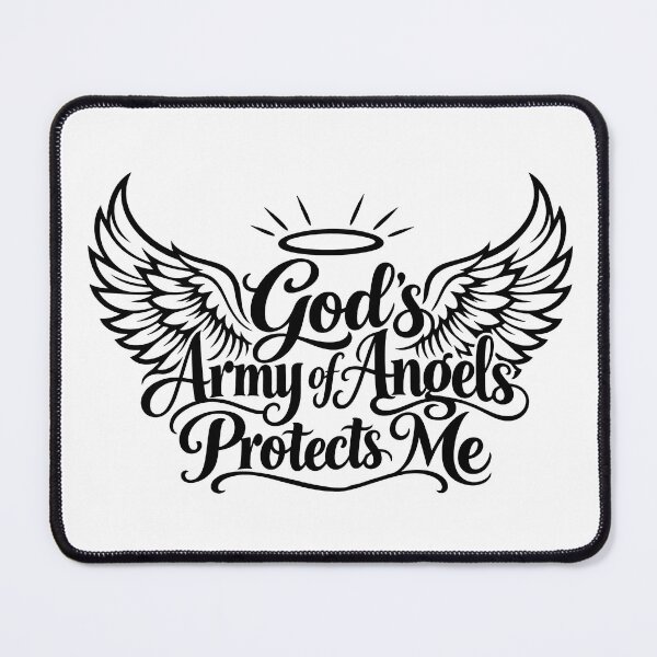 Item preview, gods army of angels protects me  designed and sold by OCD_JESSICA.