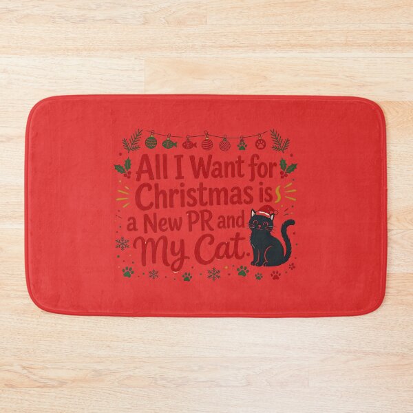 Item preview, All I Want for Christmas is a New PR and My Cat designed and sold by PawFitt.