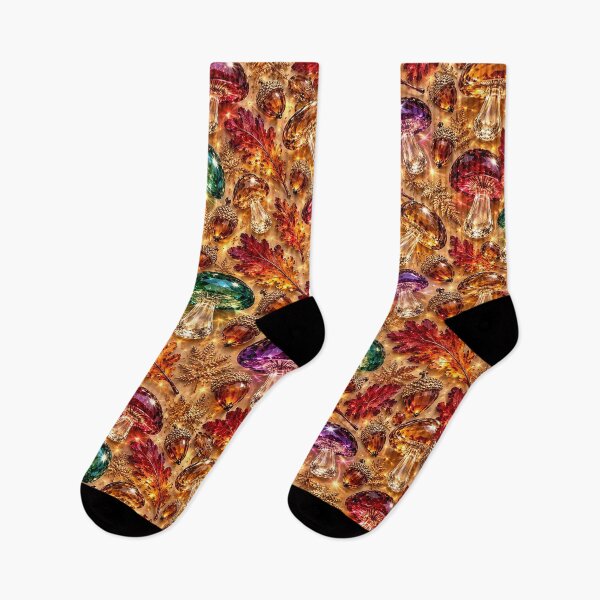 Item preview, Autumn mushrooms  designed and sold by Weird & wonderful .