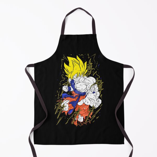 Artikelvorschau, Illustration eines kraftvollen Anime-Charakters, inspiriert von Super Saiyan Goku entworfen und verkauft von SivalSin.