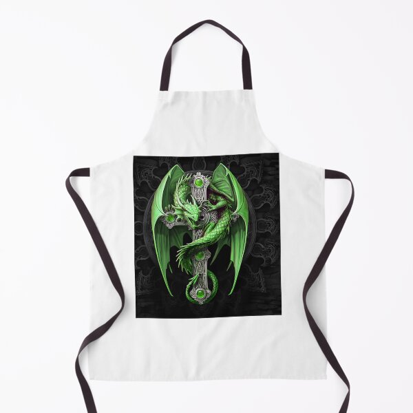 Item preview, Neon Green Dragon with Intricate Celtic Cross Design designed and sold by SivalSin.