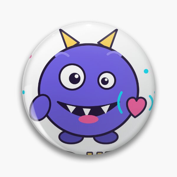 Item preview, Loud Heart Cute Monster – Creepy Cute Streetwear Gift designed and sold by Ahmedsyde.