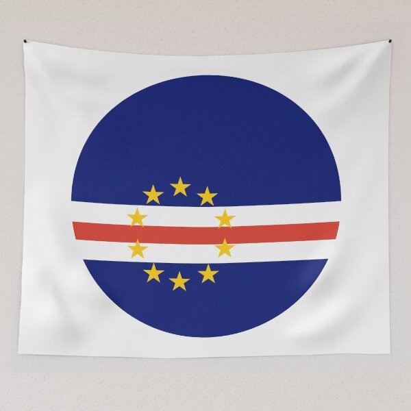 Aperçu de l'œuvre Drapeau du cercle du Cap-Vert CV créée et vendue par shitpostee.