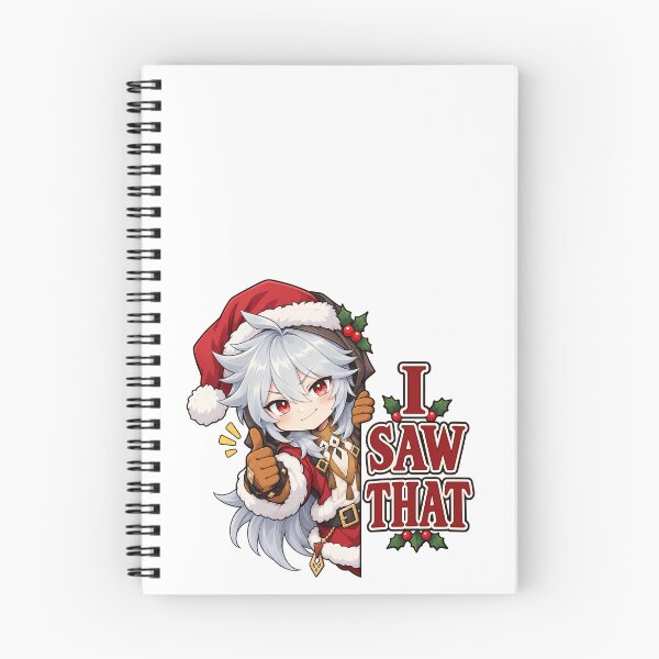 Item preview, Razor Genshin Impact Christmas Chibi I Saw That designed and sold by mildaclairmo.