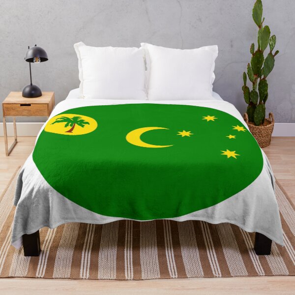 Aperçu de l'œuvre Drapeau circulaire des îles Cocos CC créée et vendue par shitpostee.