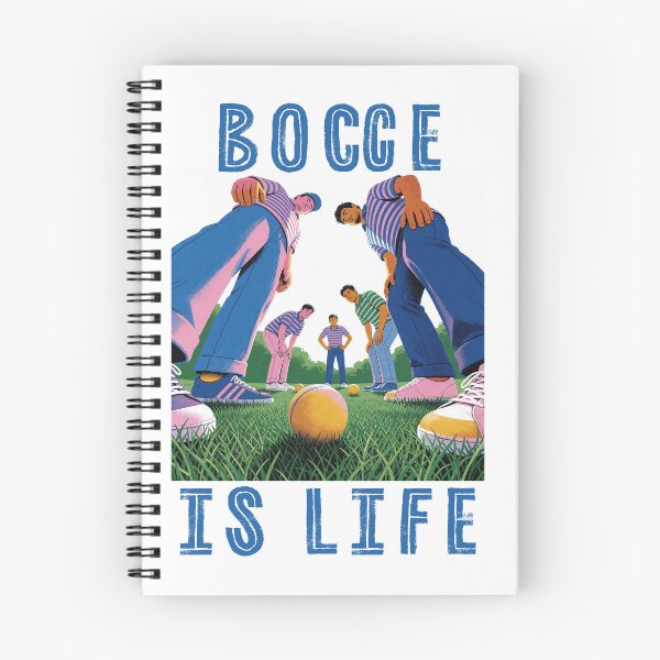 Item preview, Bocce Ball Art designed and sold by DroneWorks Creative.