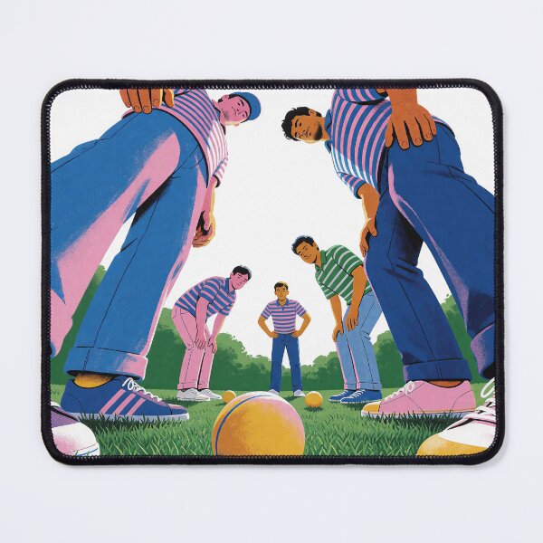 Item preview, Bocce Ball Art designed and sold by DroneWorks Creative.