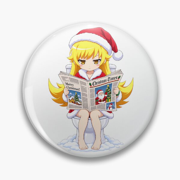 Aperçu de l'œuvre Shinobu Oshino Bakemonogatari Humour de Noël créée et vendue par mildaclairmo.