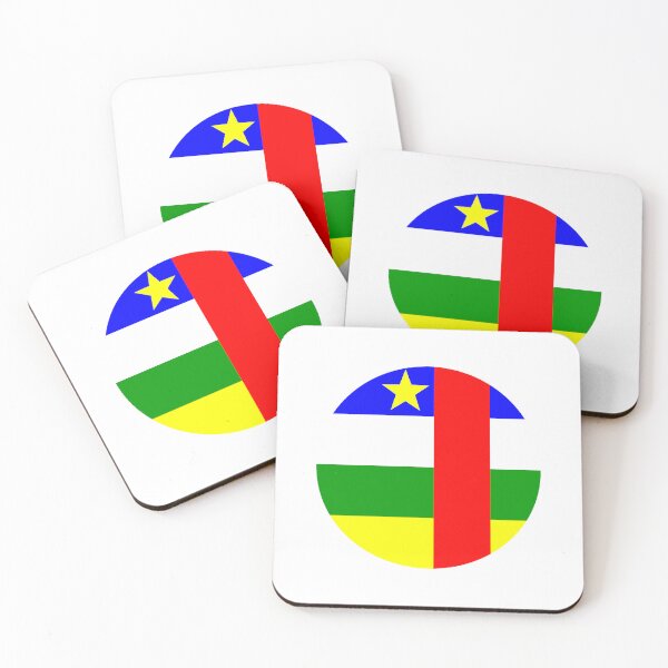 Item preview, Central African Republic Circle Flag CF designed and sold by shitpostee.