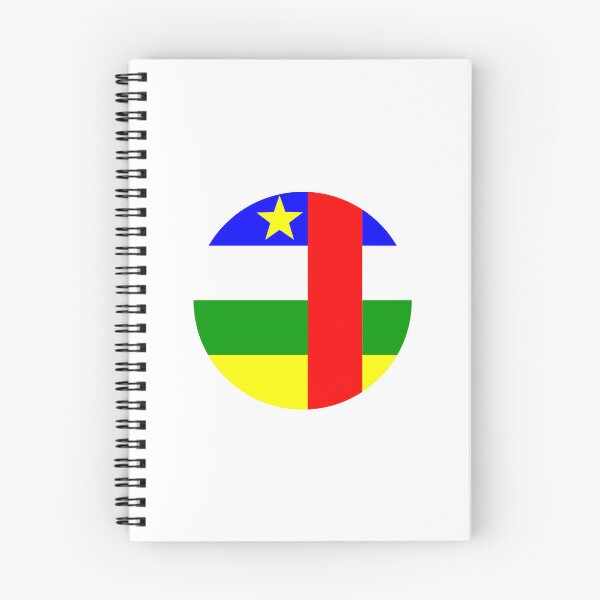 Item preview, Central African Republic Circle Flag CF designed and sold by shitpostee.