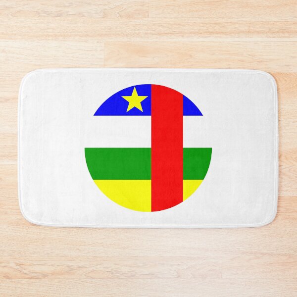 Item preview, Central African Republic Circle Flag CF designed and sold by shitpostee.