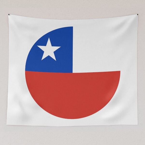 Item preview, Bandera circular de Chile CL designed and sold by shitpostee.
