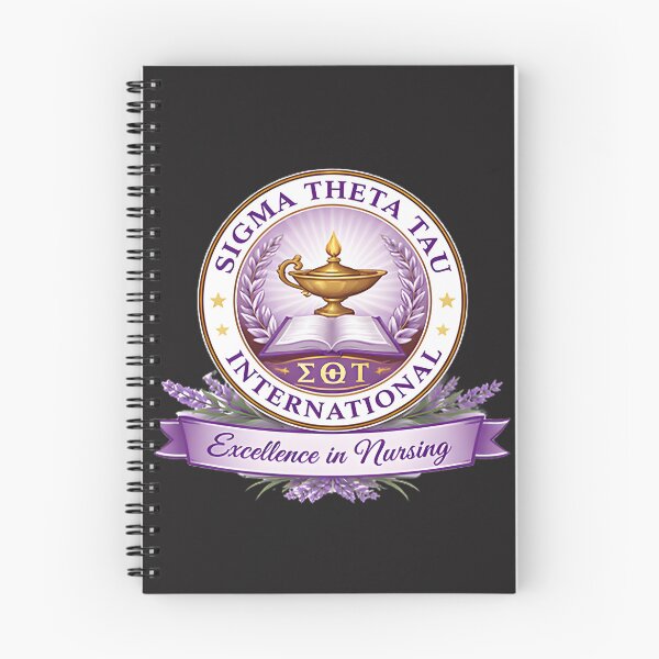 Artikelvorschau, Sigma Theta Tau Emblem für herausragende Leistungen in der Krankenpflege – Design für Fachkräfte im Gesundheitswesen entworfen und verkauft von Mohamed-Fahim.