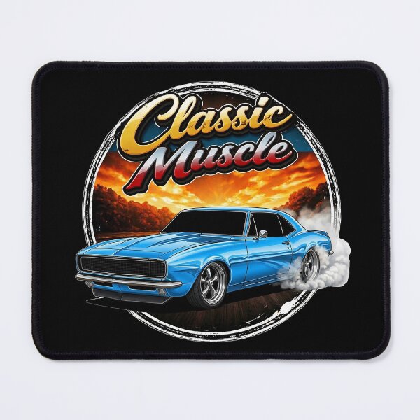 Item preview, 1967 Camaro Classic Muscle – Bright Blue designed and sold by T-Bucket-Tees.
