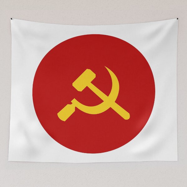 Item preview, Communist Circle Flag designed and sold by shitpostee.