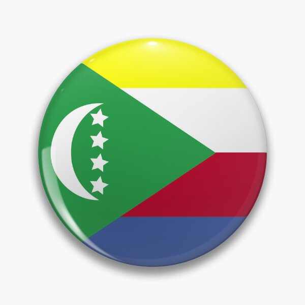 Item preview, Comoros Circle Flag KM designed and sold by shitpostee.