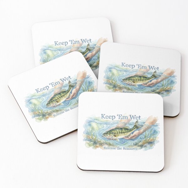 Item preview, Vintage Keep Em Wet Catch And Release Bass designed and sold by NobleCast .