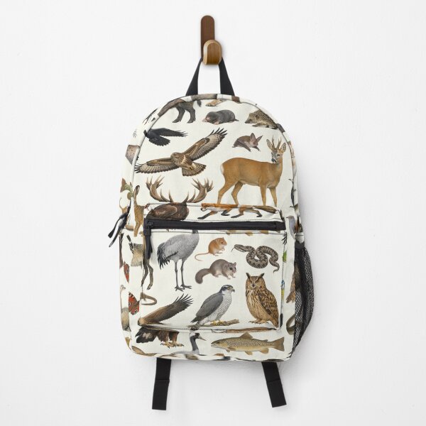 Item preview, Native Animals of Germany Retro Style Identification Chart designed and sold by kakarikihill.