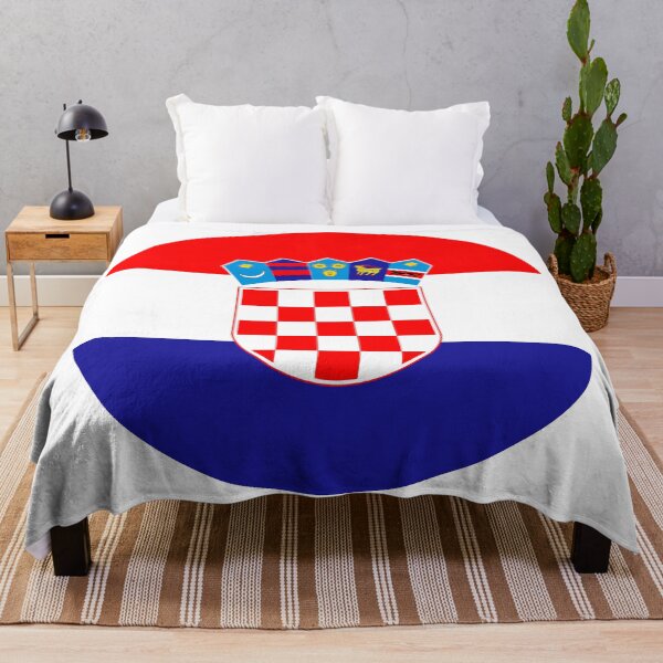 Artikelvorschau, Kroatien Kreisflagge HR entworfen und verkauft von shitpostee.