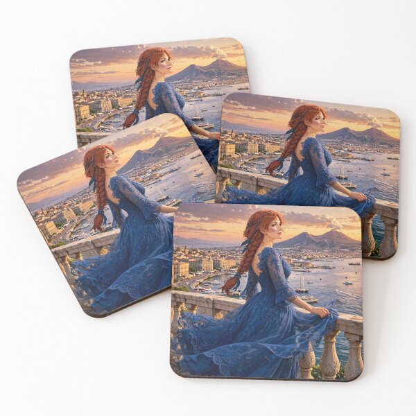 Item preview, Italy — Naples — Vesuvius Sunset designed and sold by DibujandoPorfa.