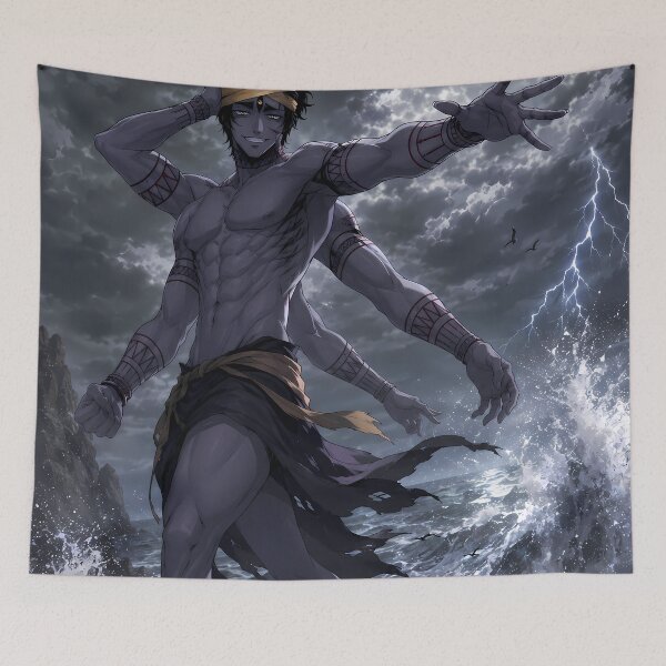 Item preview, Shiva Record of Ragnarok Stormy Ocean Divine Wanderer designed and sold by mildaclairmo.