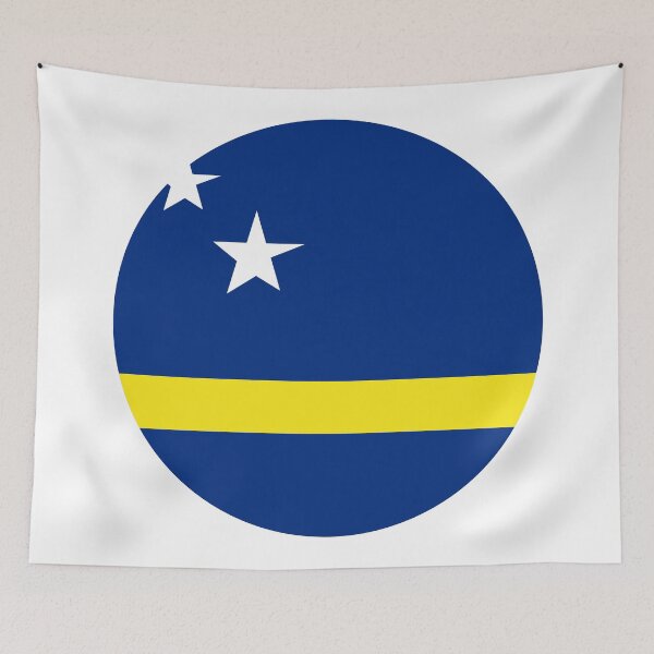 Item preview, Curaçao Circle Flag CW designed and sold by shitpostee.