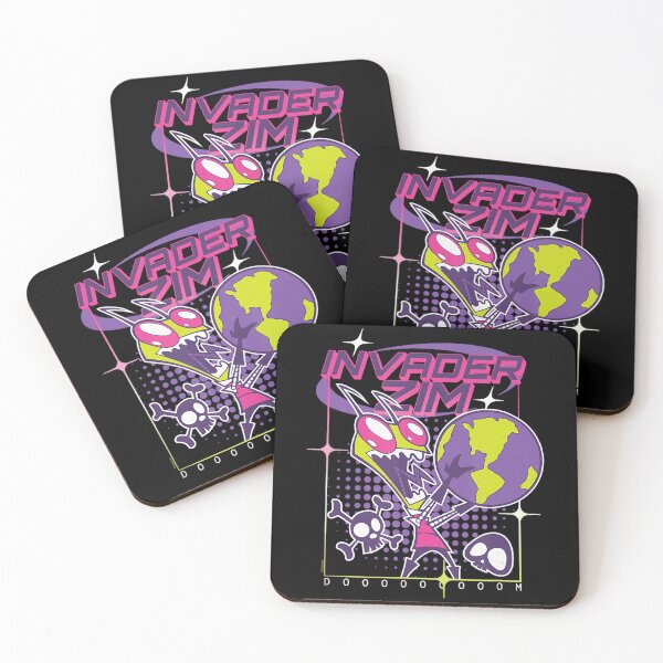 Aperçu de l'œuvre Invader Zim, dessin animé de science-fiction rétro, design graphique classique créée et vendue par AmandaHuenfeld.