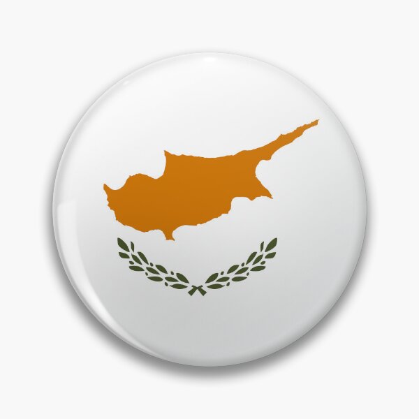 Item preview, Cyprus Circle Flag CY designed and sold by shitpostee.
