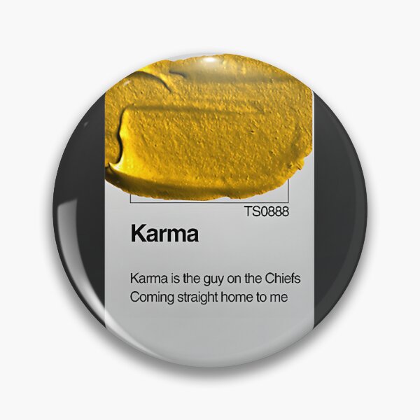 Item preview, Taylor Swift Inspired Karma Paint Swatch Artistic Design designed and sold by KingIsMememe.