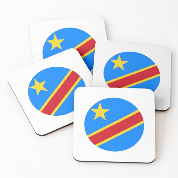 Aperçu de l'œuvre CD du drapeau circulaire de la République démocratique du Congo créée et vendue par shitpostee.