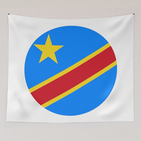 Aperçu de l'œuvre CD du drapeau circulaire de la République démocratique du Congo créée et vendue par shitpostee.