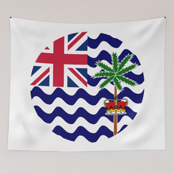 Item preview, Diego Garcia Circle Flag DG designed and sold by shitpostee.