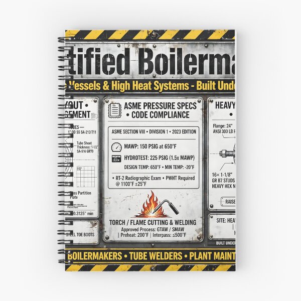 Item preview, Certified Boilermaker Pressure Vessels High Heat Shirt designed and sold by StudioBilly3000.