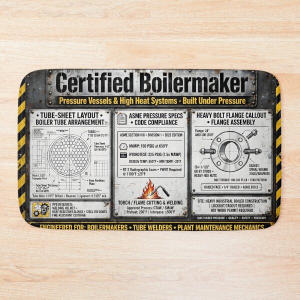 Item preview, Certified Boilermaker Pressure Vessels High Heat Shirt designed and sold by StudioBilly3000.