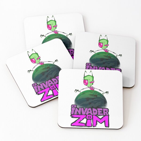 Aperçu de l'œuvre Invader Zim à la conquête du monde Portrait spatial classique créée et vendue par AmandaHuenfeld.