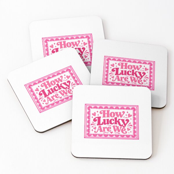 Item preview, How Lucky Are We Couple Love Gratitude Relationship Anniversary Valentine designed and sold by NightGlyph.