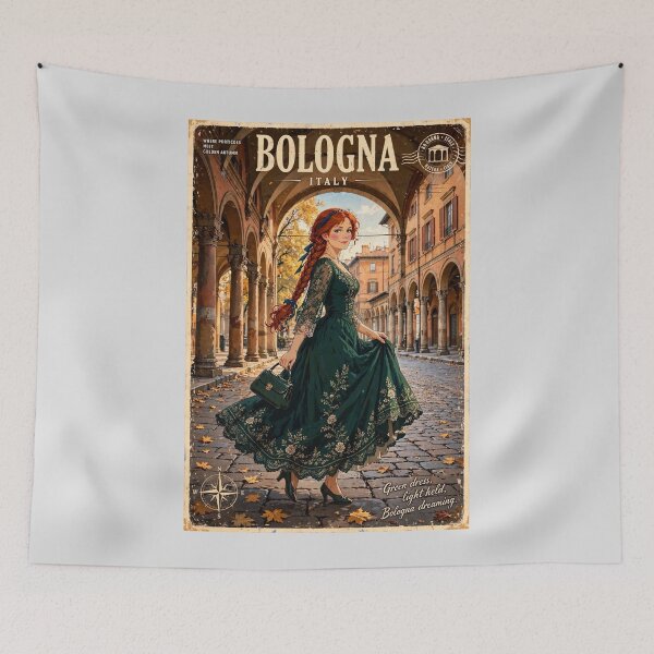Item preview, Italy — Bologna — Red City Charm designed and sold by DibujandoPorfa.