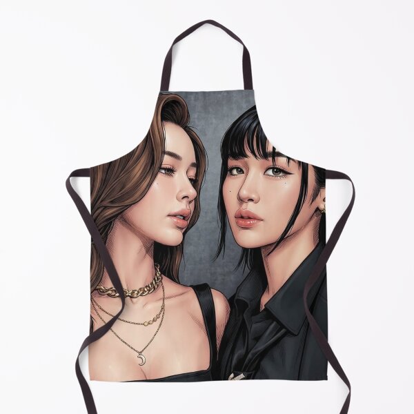 Item preview, MyChan Ai Got You Sapphic Thai GL Kdrama Actress LGBTQ+ Cartoon Art Wall Decor Comic Print Poster Shirt Cell designed and sold by Mind Space.