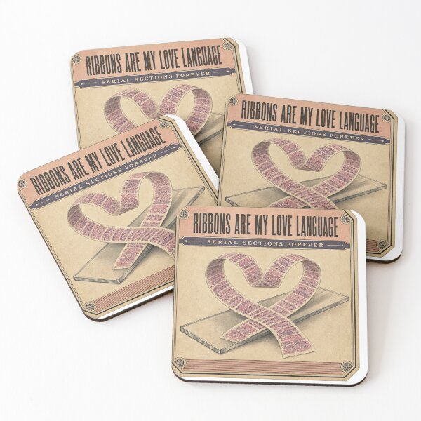 Item preview, Ribbons Are My Love Language – Histología Corazón Cortes seriados designed and sold by BoosterShop.