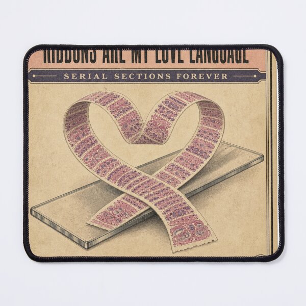 Artikelvorschau, Ribbons Are My Love Language – Histologie Herz Serienschnitte entworfen und verkauft von BoosterShop.