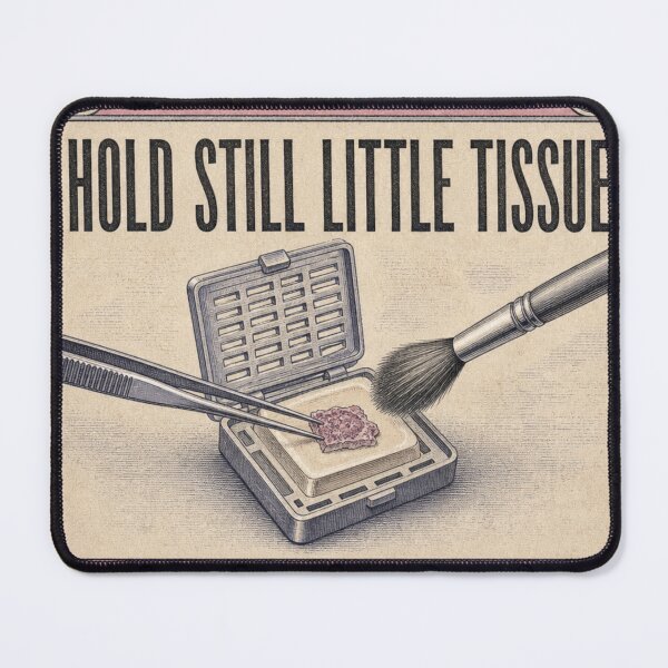 Item preview, Hold Still Little Tissue Histotech Cassette Humor designed and sold by BoosterShop.
