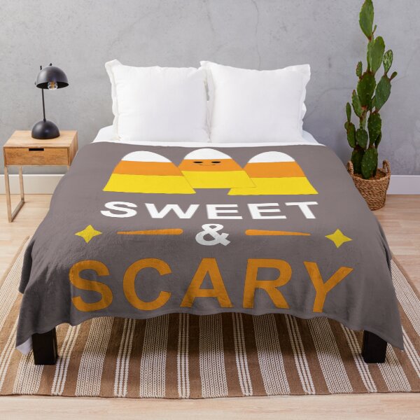 Item preview, Sweet & Scary Candy Corn Halloween Cute Typography Design designed and sold by Mdjahirulsk.