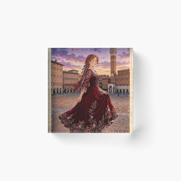 Item preview, Italy — Siena — Tuscan Twilight designed and sold by DibujandoPorfa.