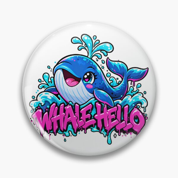 Item preview, Whale Hello - Graffiti Whale designed and sold by Visual Dept..