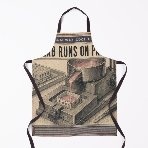 Item preview, The Lab Runs On Paraffin Histology Embedding Station Art designed and sold by BoosterShop.