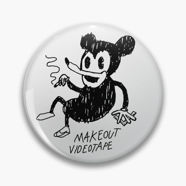 Item preview, Makeout Videotape YIN YANG Mouse Doodle Black designed and sold by That-Indie-Guy.
